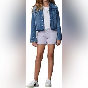 Nordstrom Girl’s Jean Jacket Button Down 6 Pocket Size 8/10